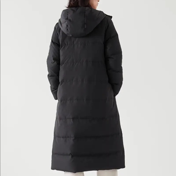 COS Re-Down Longline Puffer Coat - Picture 3 of 6